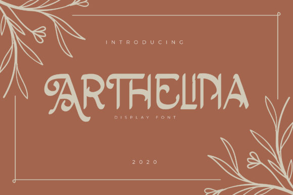 Arthelina: A Standout Display Font for Creative Campaigns