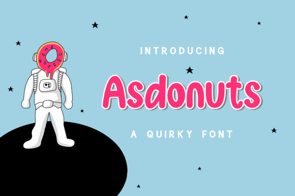 Asdonuts: A Fun and Unique Display Font for Web Design