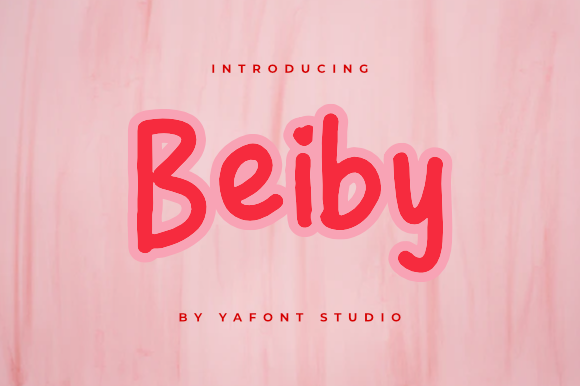 Beiby: A Unique Display Font for Creative Campaigns