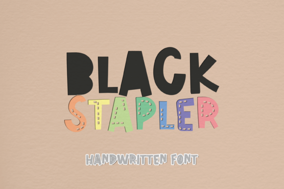 Black Stapler: A Charming Font for Editorial Design