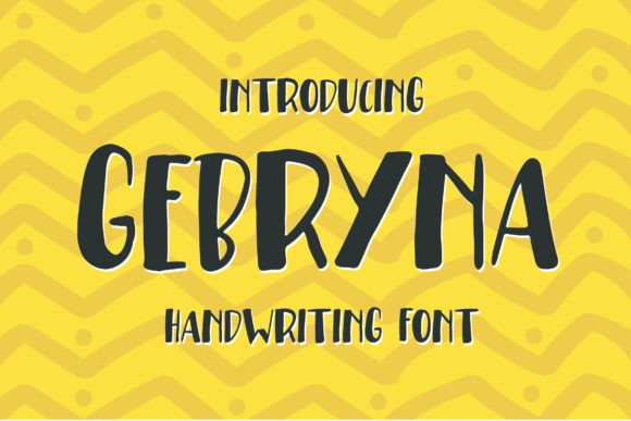 Boost Your Campaign with Gebryna: A Bold and Friendly Display Font