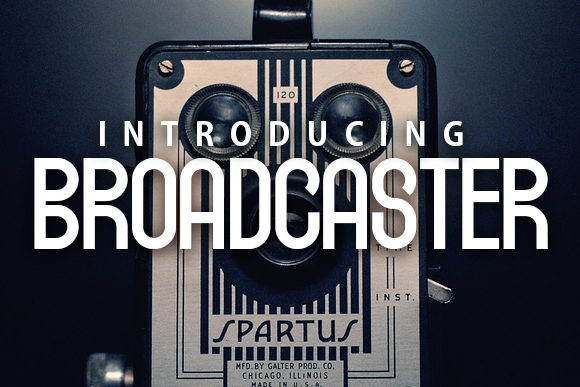 Broadcaster: A Bold Display Font for Eye-Catching Web Design