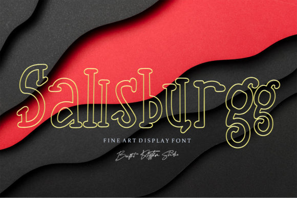 Elevate Your Web Design with Sallsburgg Display Font