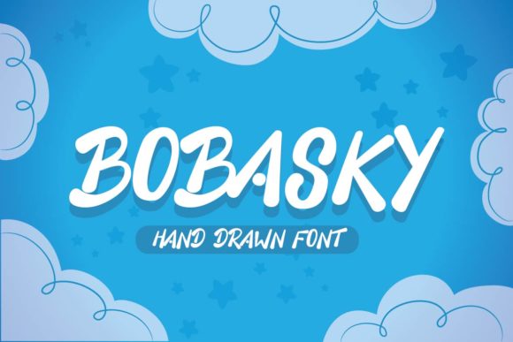 Enhance Your Brand with Bobasky, the Fun and Chunky Display Font