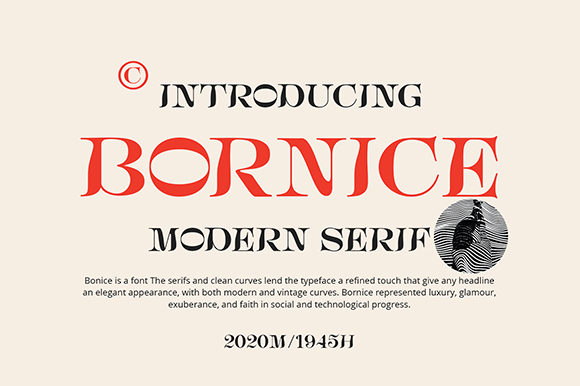 Enhance Your Brand with Bornice: A Modern Display Font