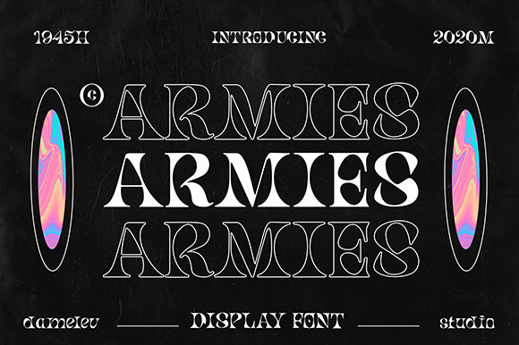 Enhancing Web Design with Armies: A Bold Display Font