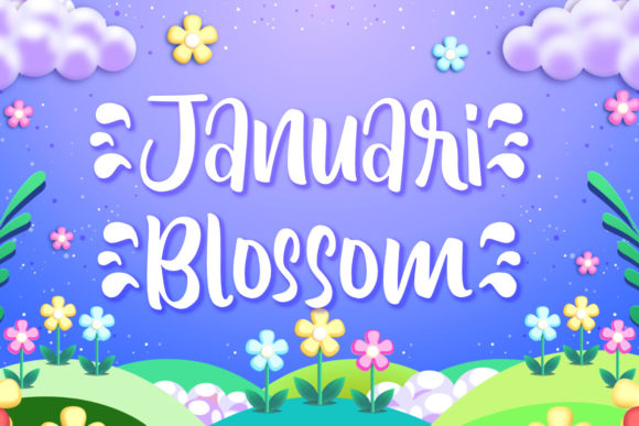 Januari Blossom: A Sweet and Friendly Display Font for Creative Projects