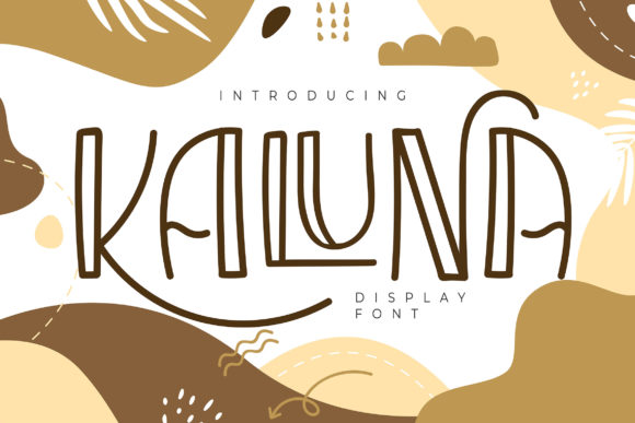 Kaluna: A Trendy Display Font for Modern Web Design