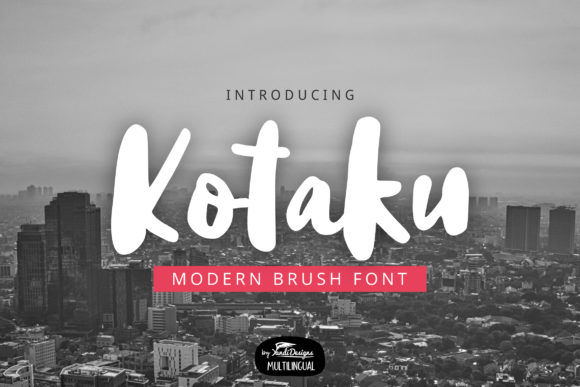 Kotaku: A Whimsical Display Font for Eye-Catching Web Design