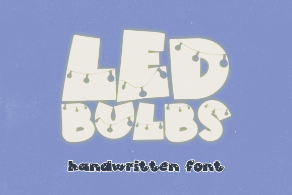 Led Bulbs: A Charming Display Font for Web Design