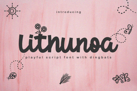 Lithunoa Font: A Designer’s Take on Casual Branding