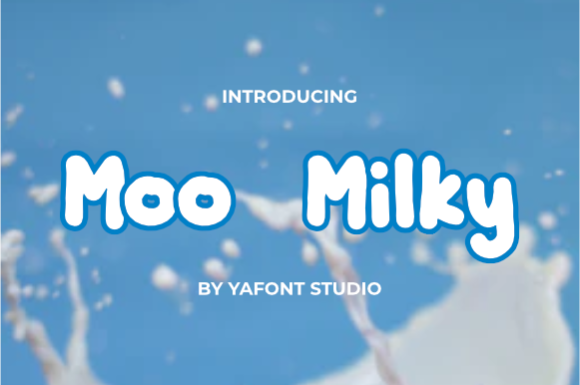 Moo Milky Font: Adding Playful Charm to Editorial Design