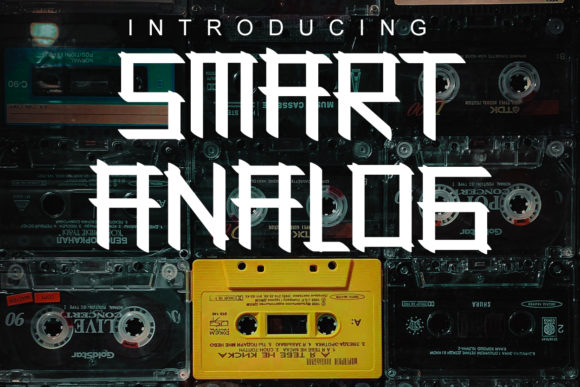 Smart Analog: Elevate Your Handmade Creations with This Futuristic Font