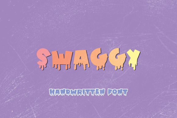 Swaggy: A Spooky Fun Display Font for Editorial Design