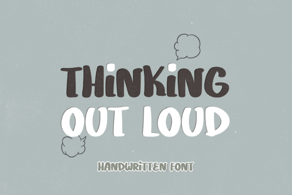 Thinking Out Loud: A Playful Display Font for Web Design
