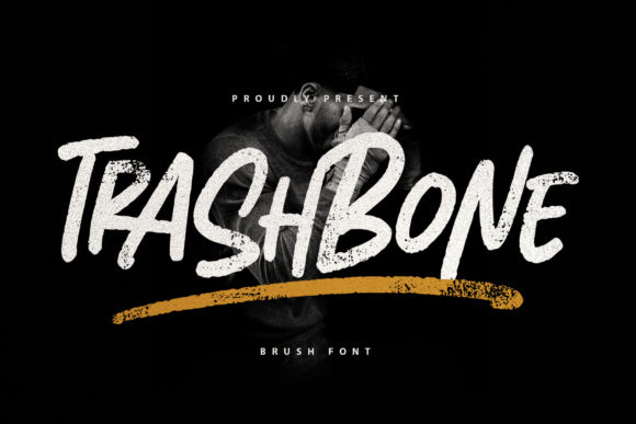 Trashbone: A Bold and Rough Display Font for Web Design